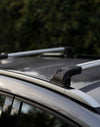 Strong Roof Rack Cross Bars for Chevrolet Bolt EUV 2021-2023 Up Silver