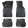3D Molded Interior Car Floor Mat for Audi A4 2001-2008 (Black)