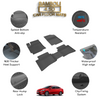 Premium 4,5D Car Floor Mat for Hyundai Solaris 2011+