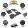 Premium 4,5D Car Floor Mat for Volkswagen Scirocco