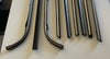 Mercedes Benz W123 Sedan 4 Doors Chrome Side Mouldings Trim 9 Pcs S.Steel