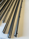Mercedes Benz W123 Sedan 4 Doors Chrome Side Mouldings Trim 9 Pcs S.Steel