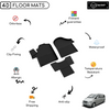 4D Premium Rubber Car Floor Mat for Mercedes Viano 2003 - 2015