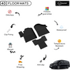 4D Premium Rubber Car Floor Mat for Mercedes Viano 2015 - Up