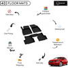 4D Premium Rubber Car Floor Mat for Opel Astra K 2015 - 2020