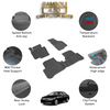 Premium 4,5D Car Floor Mat for Volkswagen Passat B7 2011 - 2014