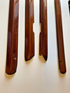 Mercedes W108 SE Short Body Compatible Zebrano Color Door Wood Trim Set 4 Pieces