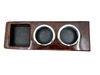 Mercedes W123 Compatible Center Console Cup Holder InsertBurl Wood Walnut