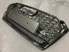 ABS Plastic Front Grills For AUDI A5 2016-2019 RS5 Gray