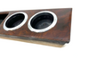Mercedes W123 Compatible Center Console Cup Holder InsertBurl Wood Walnut