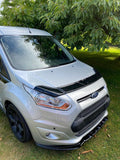 Hood Deflector & Front Splitter Lower Lip for Ford Transit Connect 2014-2019