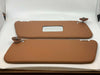 Mercedes W108 280 S 280 Se Sunvisor Interior Sun Visor Mirror Tobacco Color Pair 1088100510 1088100610