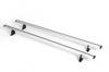 Gray Ladder Roof Rack System For Pickup Truck Cap High Raise Toppers 62" 2PCS