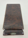 Mercedes W124 Compatible Walnut Color Sliding Wood Rollup Center Console Storage Box