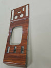Mercedes R107 Compatible Zebrano Color AC Control Panel + Shifter Frame 3 Buttons