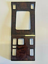 Mercedes W124 Compatible Burl Wood Walnut Shifter Frame Panel Console