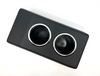 Mercedes-Benz R107 SL SLC 350 450 Compatible Center Console Cup Holder Black Leather