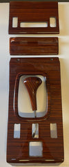 Mercedes R107 C107 W107 SL Series Compatible Zebrano Wood Trim Set