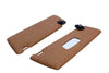 Interior Sunvisor Set For Mercedes-Benz W123 220/280 Palomino 1976–1986 1238103710 1238103810