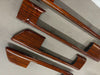 Mercedes W126 81-91 Sedan SEC Zebrano Handle TRIM Left Right DOOR PANEL S SE SEL