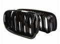 ABS Plastic Front Grills For BMW 5 Series F10 Piano Black M5