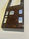 Mercedes W124 Compatible Burl Wood Walnut Shifter Frame Panel Console