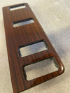 Mercedes W123 C123 Compatible Zebrano Color Burl Wood 4 Buttons Switch Panel Trim