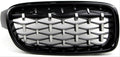 ABS Plastic Front Grills For BMW 3 Series F30 Diamond Piano Black