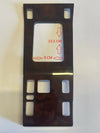 Mercedes W124 Compatible Burl Wood Walnut Shifter Frame Panel Console