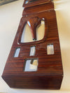 Mercedes R107 C107 W107 SL Series Compatible Zebrano Wood Trim Set