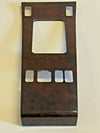 Mercedes W124 Compatible Walnut Color Shifter Frame Panel Console