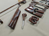 Mercedes W126 500SE 500SEL 280SEL 560SEC 500SEC (RHD) Compatible Walnut Color Wood Trim Set