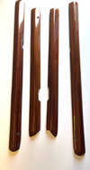 Mercedes W108 SE Short Body Compatible Zebrano Color Door Wood Trim Set 4 Pieces