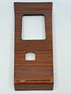 Shifter Frame Panel Console For Mercedes W124 Burl Wood Handmade Zebrano Color