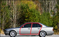 BMW E34 5 SERIES 4 Doors Body Weatherstrip Rubber Seal 4 pcs