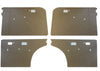 Mercedes W109 SEL Long Body Compatible Door Panel Card Wood 4 pcs R+L +F+R