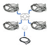 Mercedes Benz W123 - Door + Trunk Rubber Weatherstrip Seal Set 5 Pieces