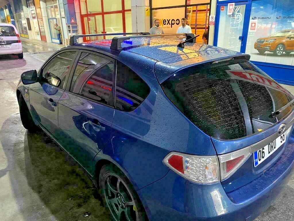 Black Roof Rack Cross Bar For Subaru Impreza 2008-2012 Wrx Sti