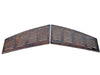 Mercedes W126 C126 Compatible Walnut Color Dash Speaker Cap Covers 2 Pieces