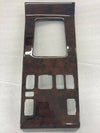 Mercedes W124 Compatible Walnut Color Burl Wood Shifter Frame Panel Console