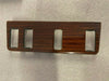 Mercedes W123 C123 Compatible Zebrano Color Burl Wood 4 Buttons Switch Panel Trim