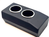 Mercedes-Benz R107 SL SLC 350 450 Compatible Center Console Cup Holder Black Leather