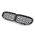 ABS Plastic Front Grills For BMW 1 Series F40 2019-UP Diamond Piano Black