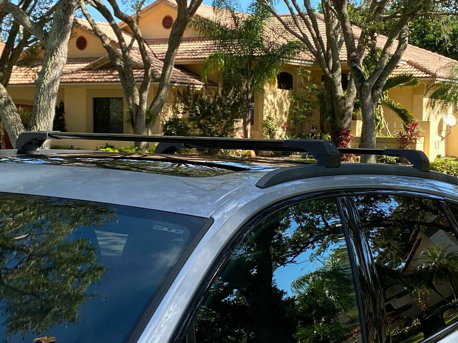 Audi Q7 2015 2021 Compatible Black Roof Rack Cross Bars Bamboli LTD