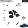 4D Premium Rubber Car Floor Mat for Skoda Kamiq 2020 - Up