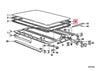 Sunroof Sliding Seal Gasket 54128106928 For Bmw 3 Series E30 Coupe / Sedan 1981-1994