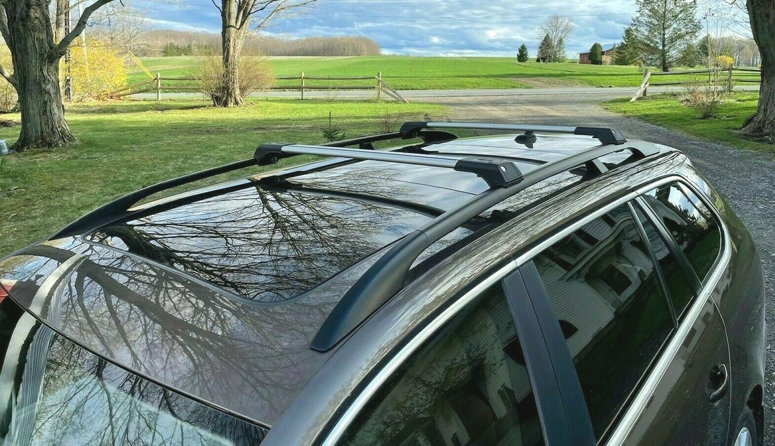 Ml350 Rails Mercedes Ml W164 Ml350-500 Aluminum Top Roof Rack Cross Bar Cross Rail ...