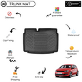 Vehicle Specific Rubber Trunk Mat for Volkswagen Polo 6R Lower 2009-2017