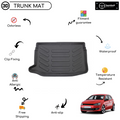 Vehicle Specific Rubber Trunk Mat for Volkswagen Polo 6R Upper 2009-2017